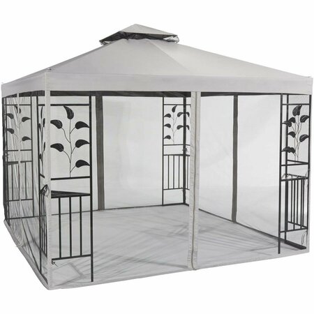 Do It Best 12X12 Grey&Black Gazebo TJSG-127-4*4